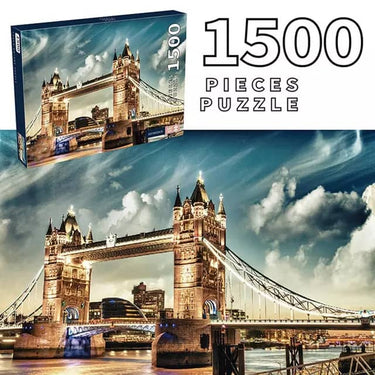 JIGSAW PUZZLE LONDON TOWER BRIDGE PUZZLE SET - 1500PCS